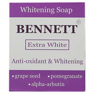 BENNETT Extra White Soap Bar Whitening Skin White Face & Body Anti