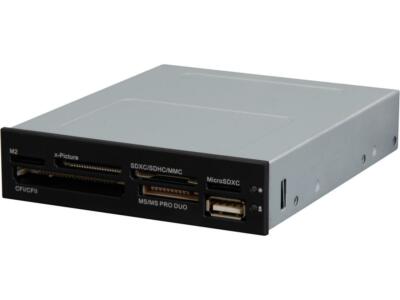 StarTech Card Reader Supports CompactFlash type I/ II SD miniSD microSD SDHC ...