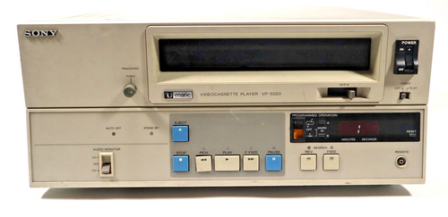 Sony VP-5020 U-Matic Professional Editing Video Cassette Player EL4193H