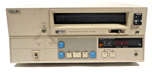 Sony VP-5020 U-Matic Professional Editing Video Cassette Player EL4193H - Picture 1 of 8