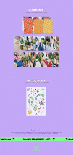THE BOYZ THRILL-ING 6th Mini Album BANG CD+Photo Book+Lyrics+Band+4 Card+Sticker - Bild 12 von 12