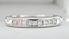 Diamond Eternity Ring. Platinum. Size K. Princess-cut diamonds + 0.25ct + REPORT
