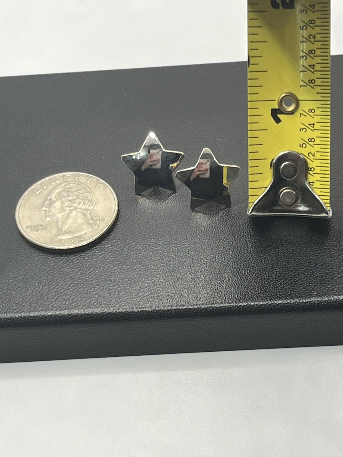 Sterling silver star celestial stud earrings - image 7