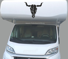 Longhorn Schädel 55cm + Gratis Aufkleber CW20 Auto Bus Wohnmobil Wacköööön Stier