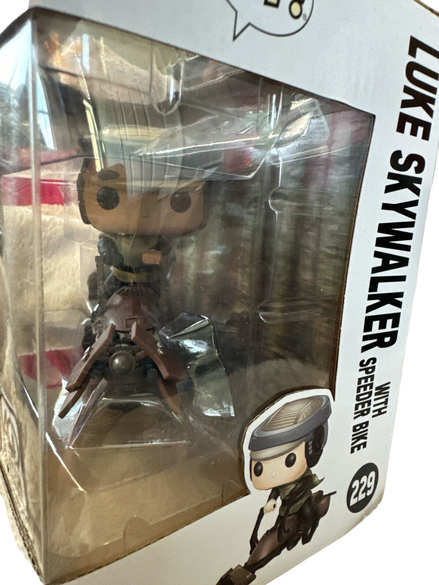 Funko Pop! Star Wars Luke Skywalker with Speeder Bike #229 40th