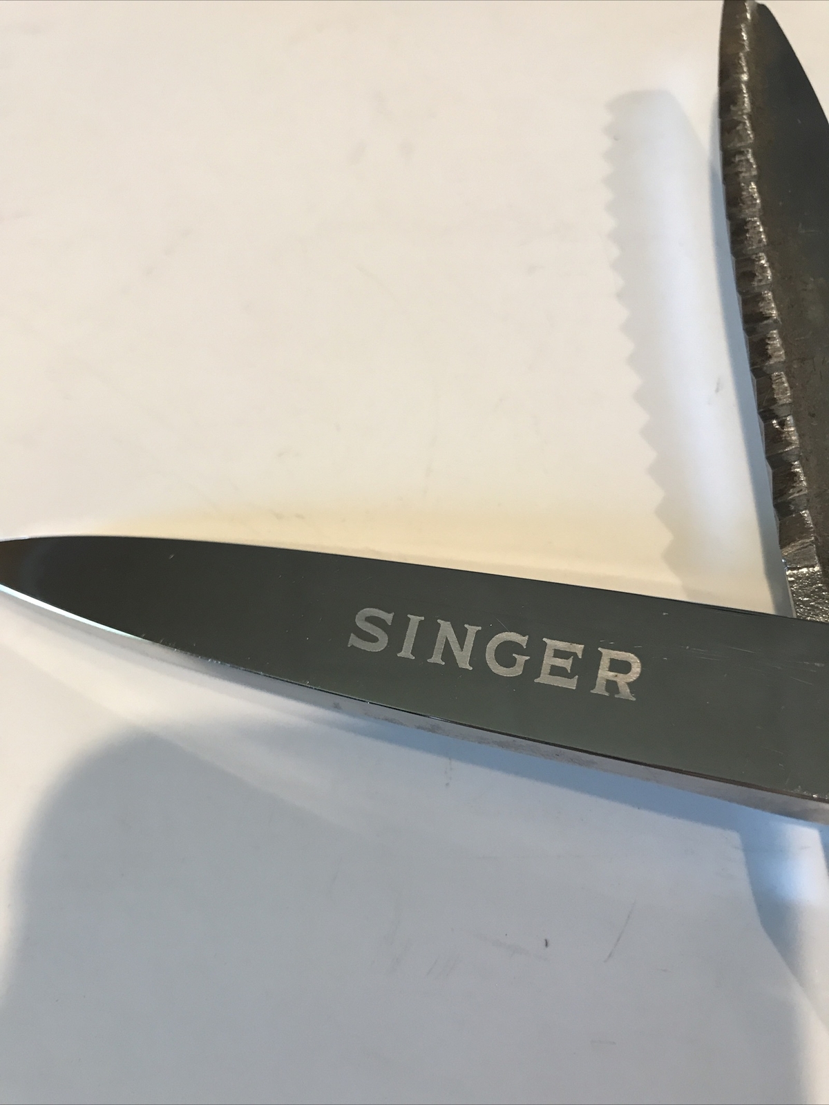 Vintage Sewing SINGER Pinking Shears / Scissors C817 / Brazil