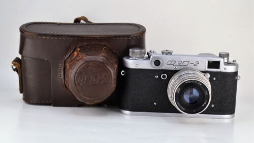 EARLY SOVIET USSR "FED 2" camera + Industar-26m, f2.8/50 (3) - Picture 1 of 12