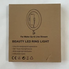 Beauty LED Ring Light, For Make Up & Live Stream, 10 Inches