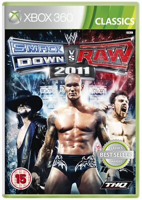 SMACKDOWN VS RAW 2011 - XBOX 360 - USED ENG COVER