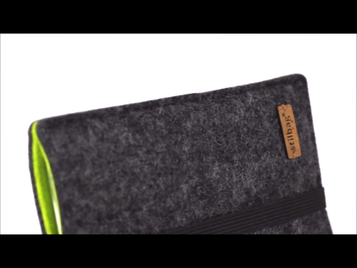 eReader Tasche - massgeschneidert - Filz Huelle Etui | FINN Custom made DE - Video 1 von 1