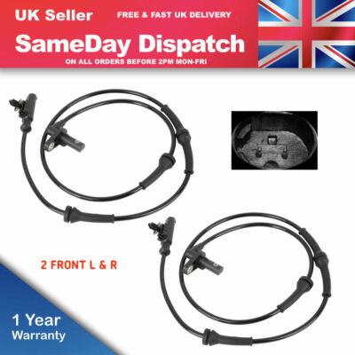 2X Front L and R ABS SPEED SENSOR FOR LAND ROVER DISCOVERY 3 / 4 RANGE ROVER