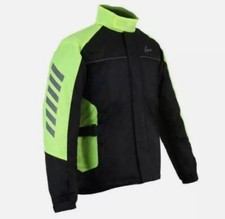 Biker WATERPROOF OVER TROUSERS & JACKET WEISE ARICA BLACK NEON HIGH VIS