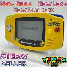 Nintendo Gameboy Advance Pikachu Pokemon Console Yellow Special NEW SHELL LENS