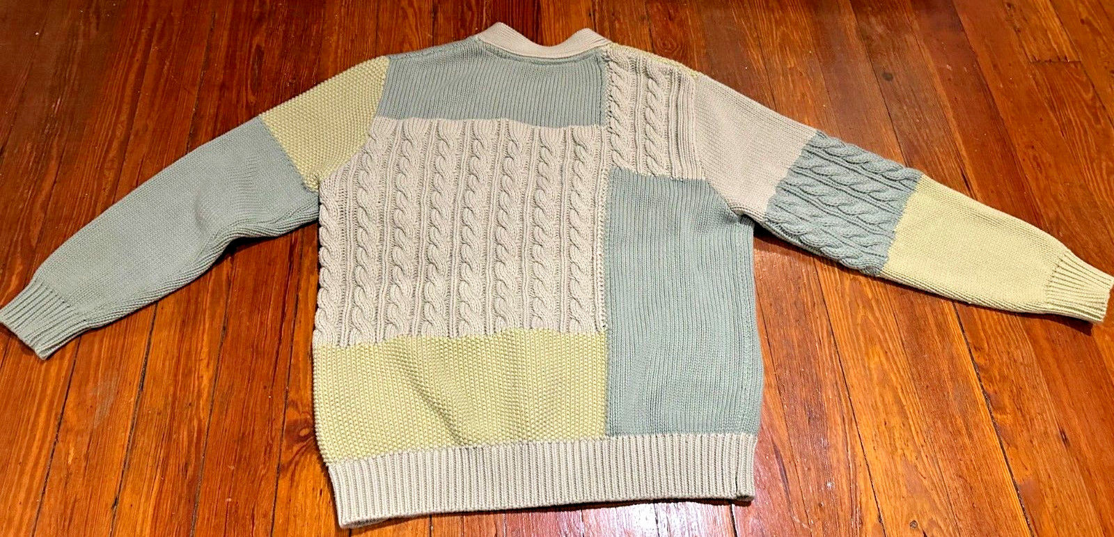 Kith Patchwork Knit Cardigan 'Vera' Medium - image 3