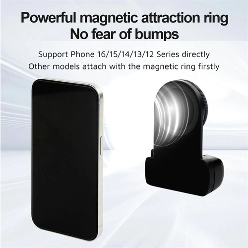 With Adjustable Charging Light Magnetic Selfie Phone Holder - Photo 4 sur 8