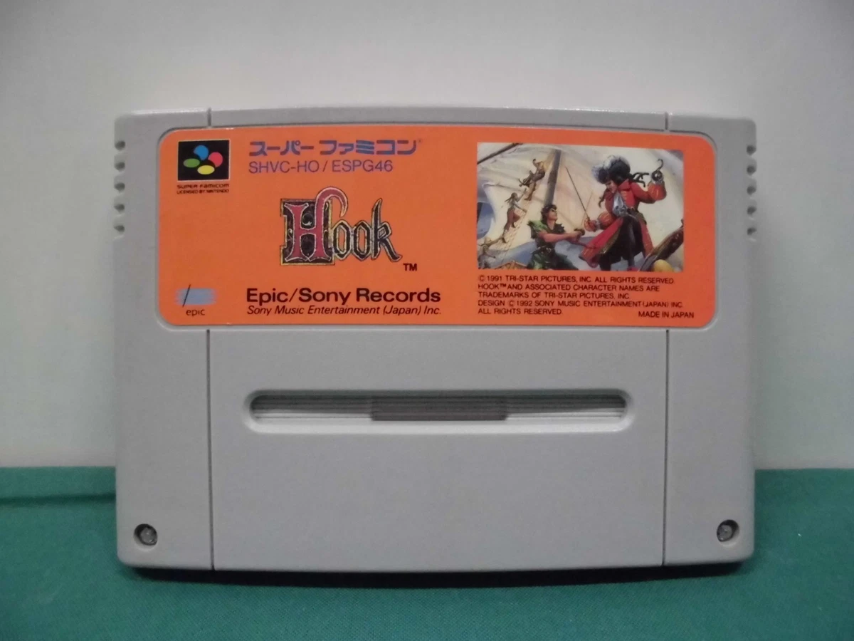 Jeu Vidéo Hook Pour Super Famicom (Japonais) - Version Japonaise NTSC-J, Très Bon état