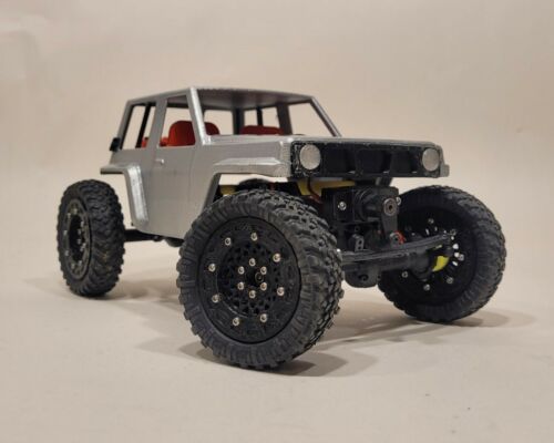 LIMTED EDITION Silver 1:24 Scale RC Body Compatible with AXIAL SCX24 RC TRUCKS - Afbeelding 1 van 13