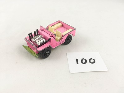 matchbox pink jeep
