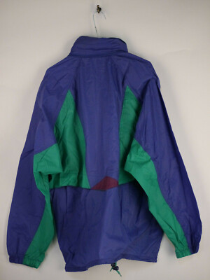 K-WAY Regenjacke Regenmantel Vintage Retro Blau Grün Herren Größe