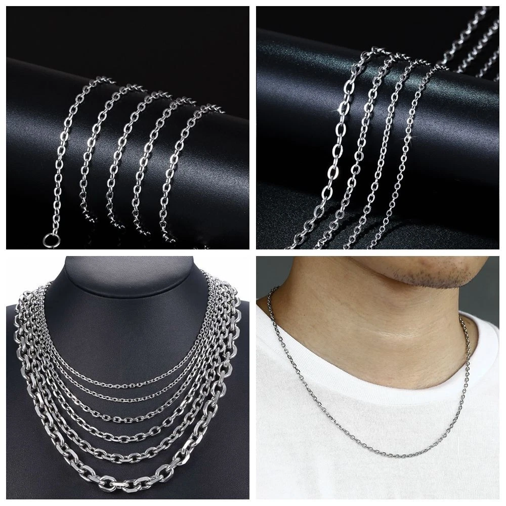 Stainless steel deals collar necklace