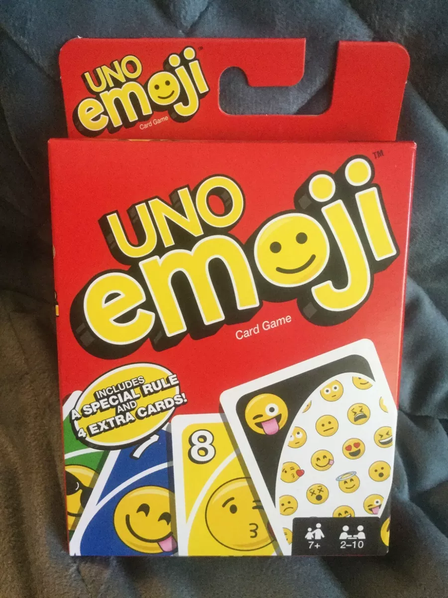 UNO Emoji Card Game For 2 to 10 Players 