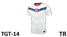 United States Soccer Federation USA Adult Shirt - White, Size Large