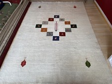  Neu Original Handgeknüpfter Perser Gabbeh Teppich 300x198 Perserteppich