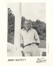 Jimmy Buffett 1980's Margaritaville Records Promo Portrait Original 8x10 Photo