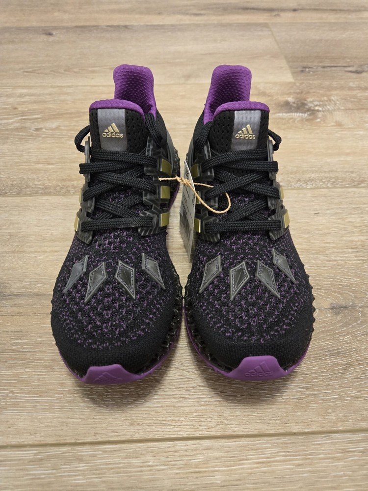 New Adidas Marvel x Ultra 4D Black Panther Men's Size 6, Women's Size 7.5 HQ0949