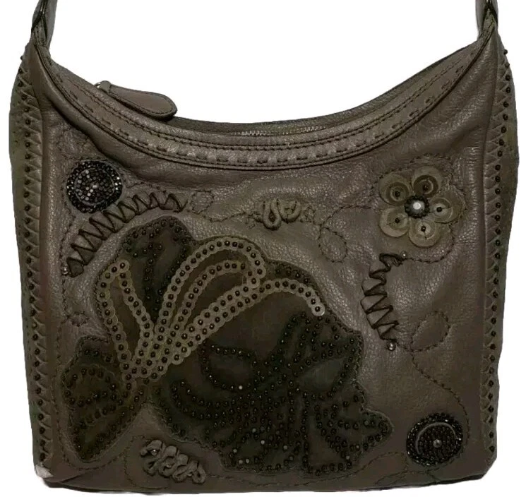 BRIGHTON PATINA CROSSBODY 罕见皮革装饰 MASTERPIECE COL.535 美元