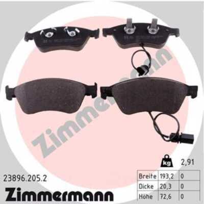 LORDCO - ZIMMERMAN 238962052 Disc Brake Pad Set