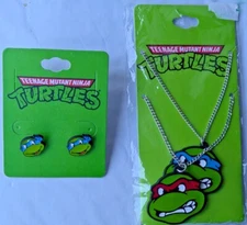 TMNT Teenage Mutant Ninja Turtles Necklace & Earrings Singles or Set - YOU PICK