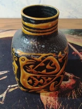 Vintage MCM Aluminia #714/3361 Royal Copenhagen Nils Thorsson Baca Vase 4.5"