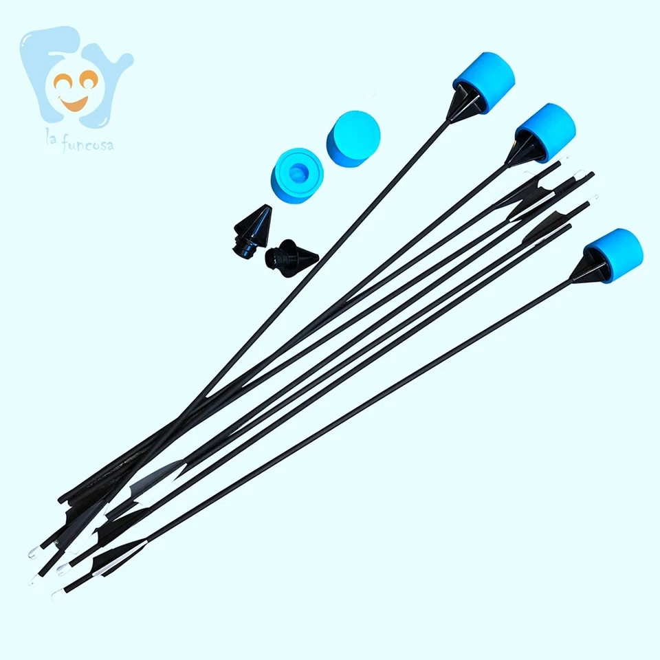 20pc/lot Inflatable Archery Tag Foam Tip Arrow Shooting Game Safe Sponge Arrows - Image 3 of 4