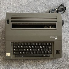 Smith Corona Sterling SCM Model 5B-1 Electric Typewriter Portable Has Issues thumbnail