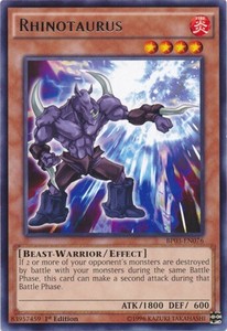 Rhinotaurus - BP03-EN076 - Rare - 1st Edition x3 - Lightly Played