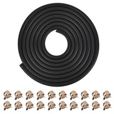 1/4 Inch ID Fuel Line Hose 10Ft  20 Hose Clamps for Small Gas Engines.