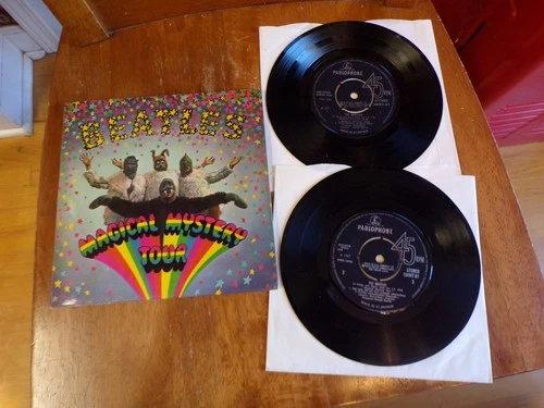 The Beatles Magical Mystery Tour Original UK 7'' EPs w 24 Page Booklet