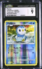 Piplup 85/127 Platinum Base Pokemon Reverse Holo CGC 9 MINT (Pack Fresh) on eBay