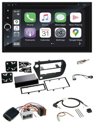 Blaupunkt USB DAB Bluetooth 2DIN TMC Lenkrad Navigation für Honda Insight ZE2 20