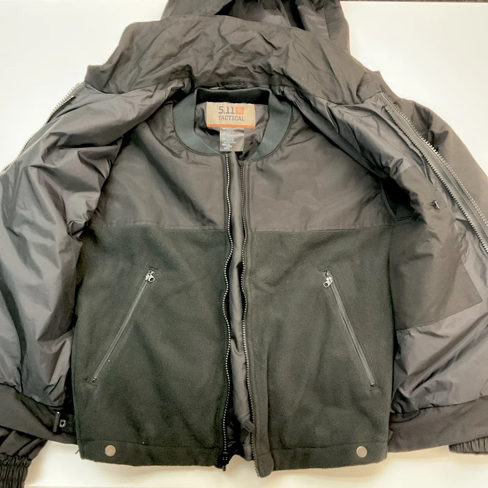 48027 5.11 Tactical Mens Valiant Softshell Jacket Small Regular Black - Image 4 of 4