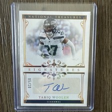 2025 Panini National Treasures - Signatures Tariq Woolen, 05/10  Auto #SIG-TWN