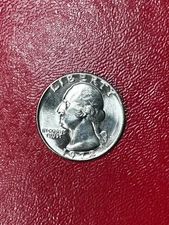 1972 D Washington Quarter Brilliant Uncirculated Gem Exact Coin Imaged #CW55