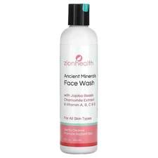 Zion Health Adama Ancient Minerals Face Wash 8 fl oz 240 ml Gluten-Free,