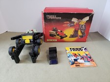 G1 Transformers Footwear 1986 Shoe Box and Transformer Omega Supreme Vintage