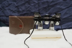 Vintage Scope Model 3810 7x15 Tiny/Mini Made In Japan Binoculars With Case
