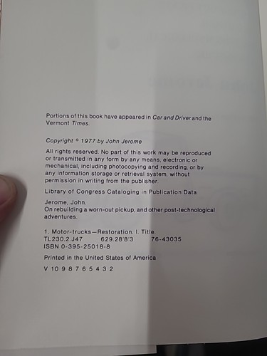 LKW von John Jerome Hardcover Buch Umbau LKW 1977 - Bild 4 von 4