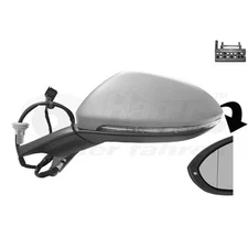 Van Wezel 5766807 exterior mirror mirror left 5G0857521 New