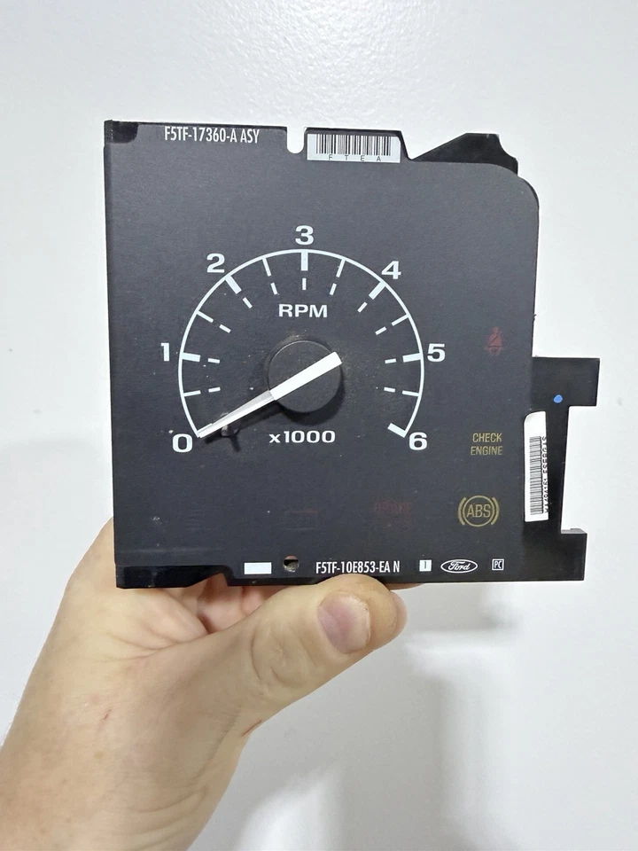 Ford Bronco F150 F250 350 1992 1996 velocímetro calibre RPM F5TF-10E853-EA Foto 4 de 4