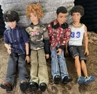 LOT OF 4 VINTAGE MY SCENE DOLLS Boys  AND A Few ACCESSORIES (USED)